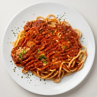 Spaghetti, Angel Hair or Fettuccine with Marinara